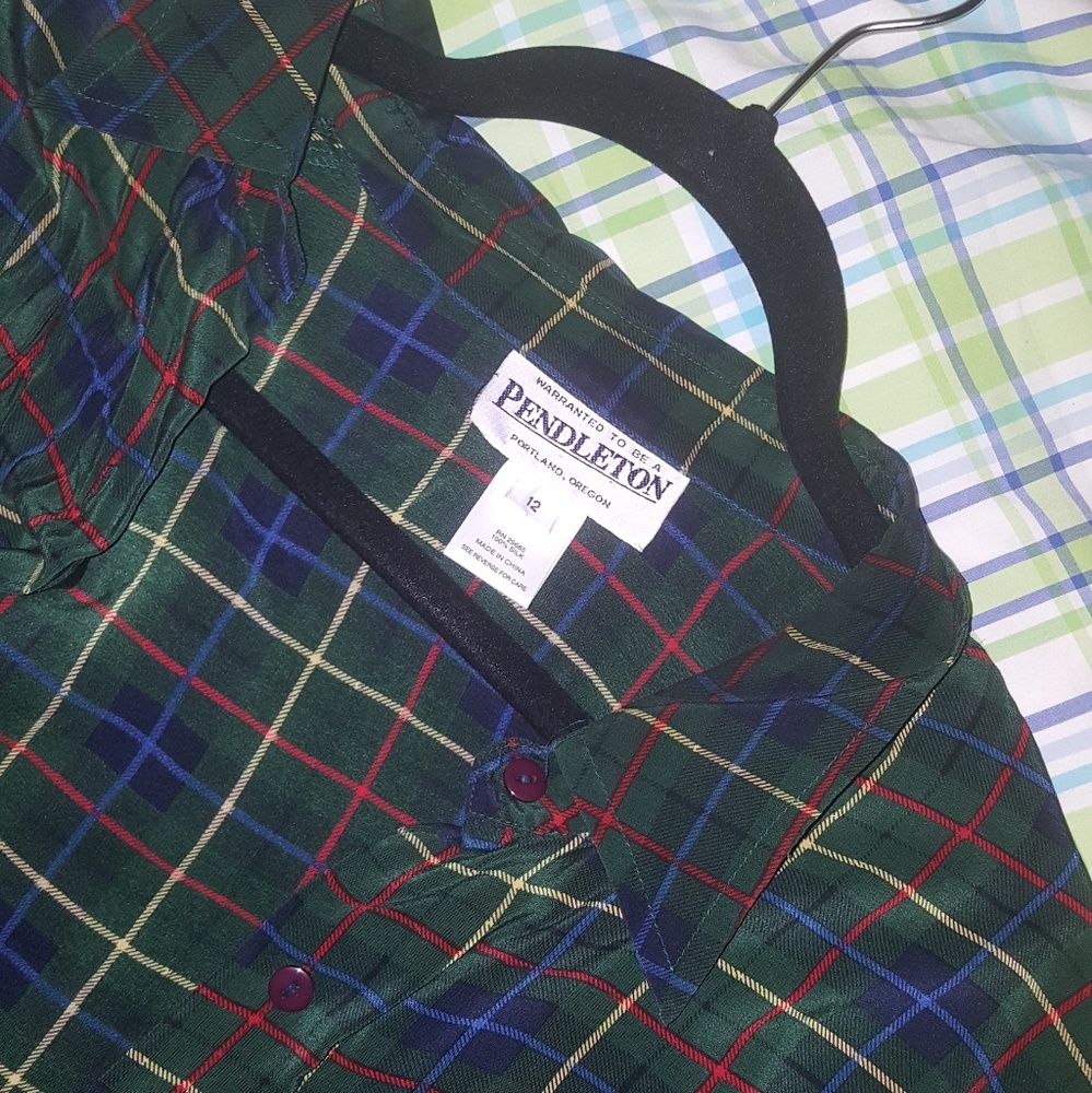 Pendleton 100% Silk shirt